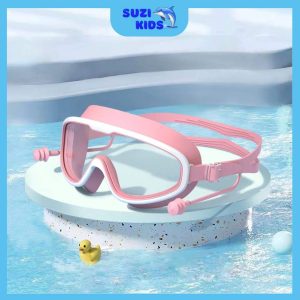 Kính bơi trẻ em SUZI KIDS chống hơi nước gọng silicon mềm mại Kính bơi trẻ em