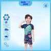 Bộ đồ bơi cho bé trai liền thân khủng long người nhện đáng yêu