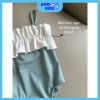 Đồ bơi bé gái hai dây bèo nhún- Suzi Kids