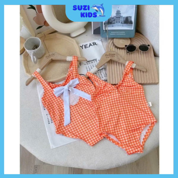 Đồ bơi bé gái liền thân hở lưng đi biển – Suzi Kids - Hình ảnh 4