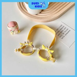 Kính mắt bơi hình thú dễ thương chống sương mù, chống nước cho bé kính mắt bơi hình thú