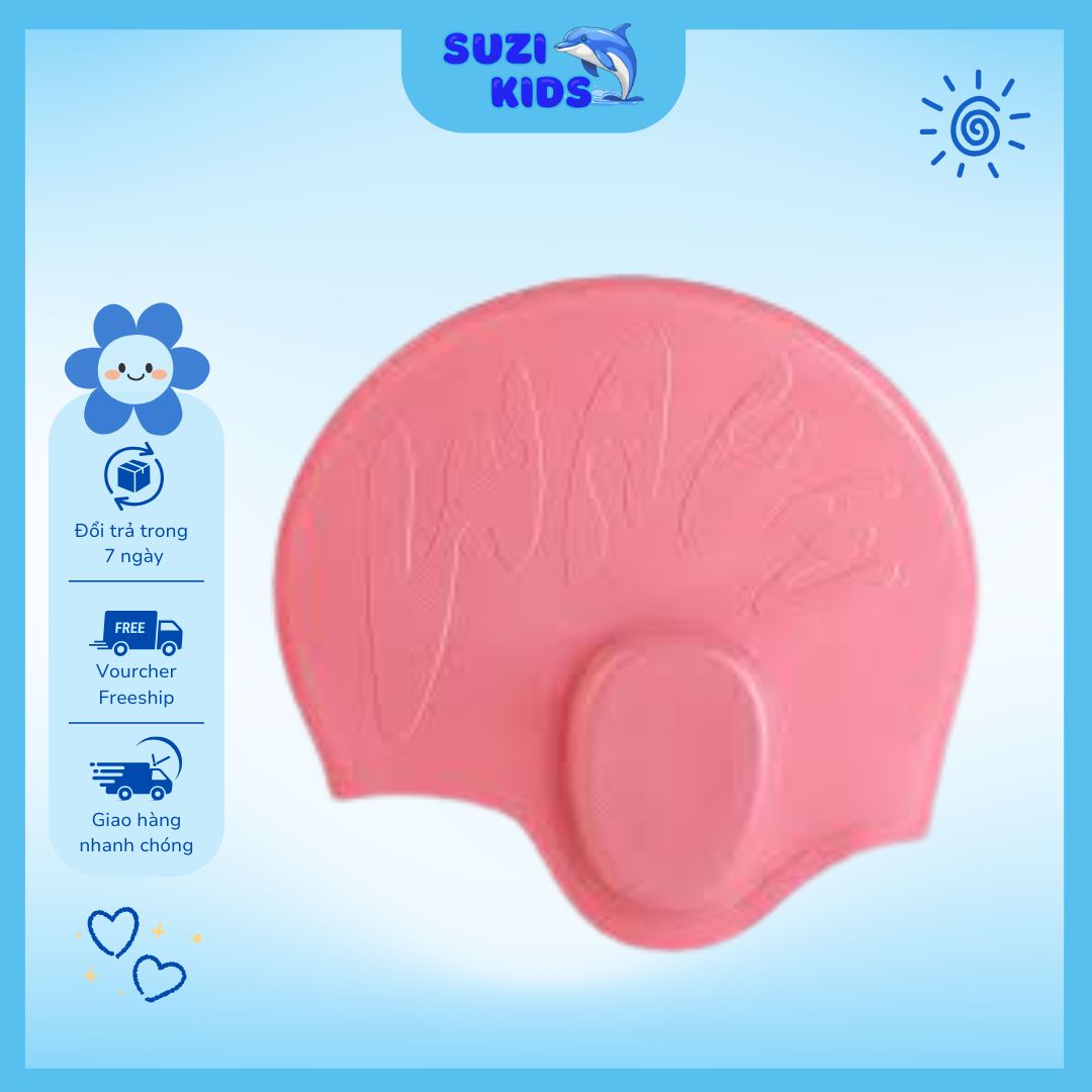 Mũ bơi che tai cao cấp chống nước SUZIKIDS mu-boi-che-tai-chong-nuoc
