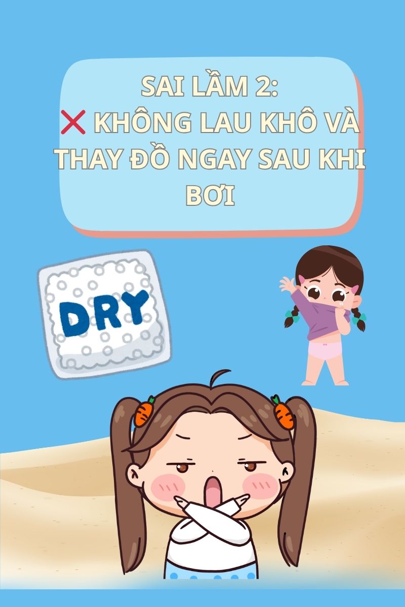11 sai lầm khiến bé bị cảm lạnh khi đi bơi mà ba mẹ hay bỏ qua sai lầm khiến bé bị cảm lạnh khi đi bơi