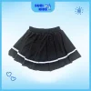 Bộ bơi bé gái có khóa kéo tay ngắn- Suzikids
